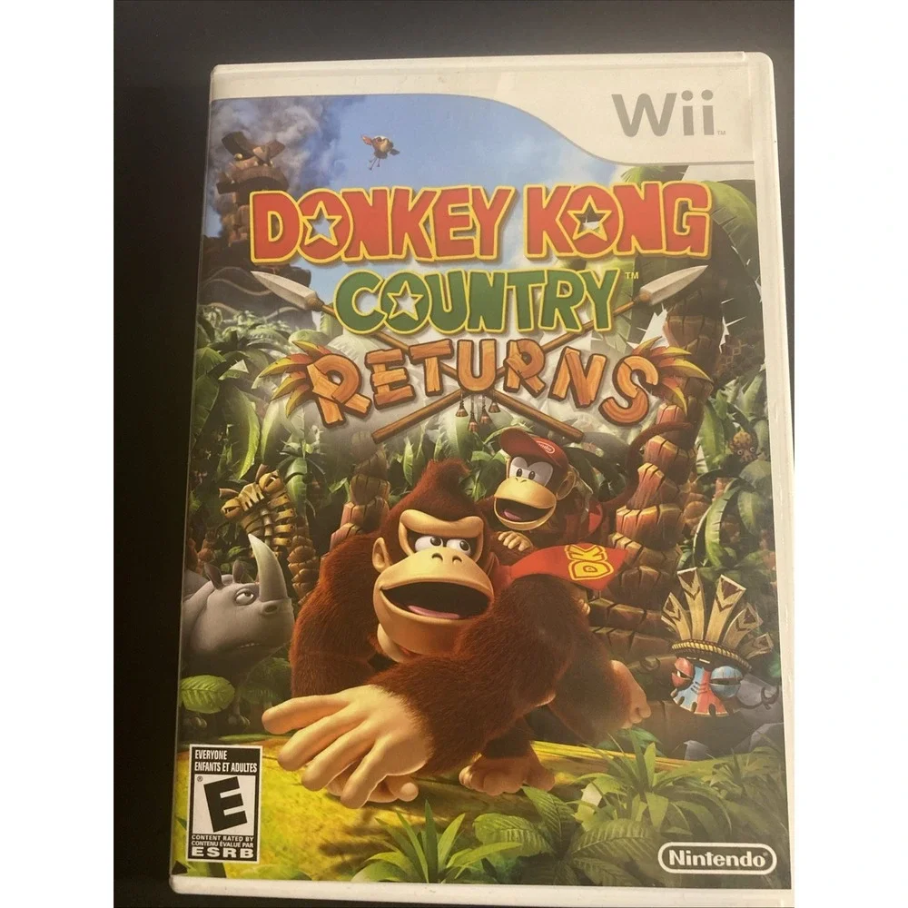 Donkey Kong Country Returns (Nintendo Wii, 2010) Complete - Tested